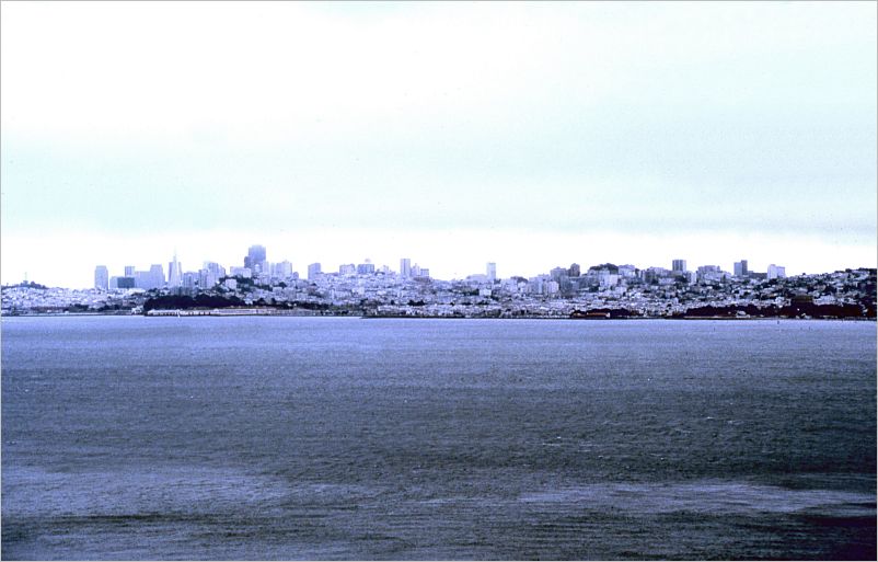 San Francisco from the north side of the bay